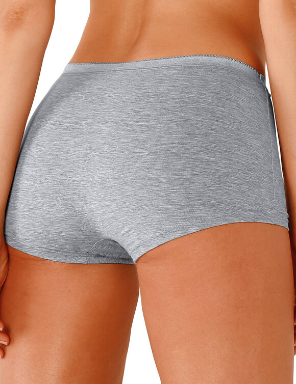 Short maxi Basic + - lot de 3 (gris chiné) Short maxi Basic + - lot de 3 (gris chiné)